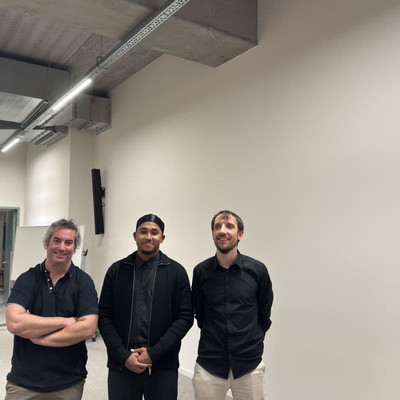 With Niels Desloover and Sandro Manzo